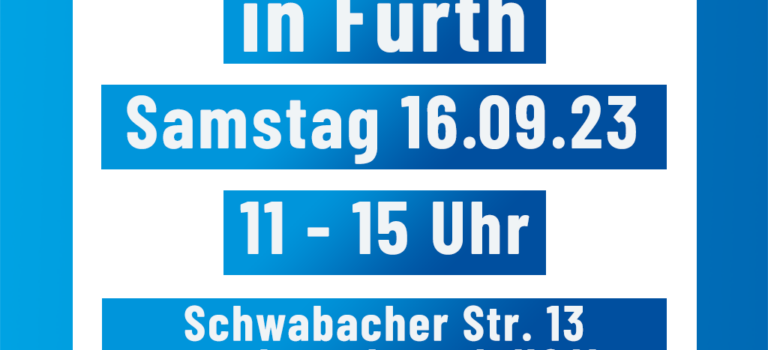 Infostand am 16.09.23 in Fürth