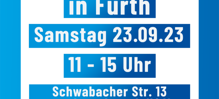 Infostand am 23.09.23 in Fürth