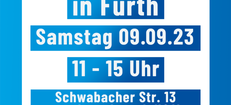 Infostand am 09.09.23 in Fürth